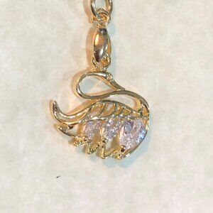 NEW 16K Gold Plated Cubic Zirconia Evil Eye